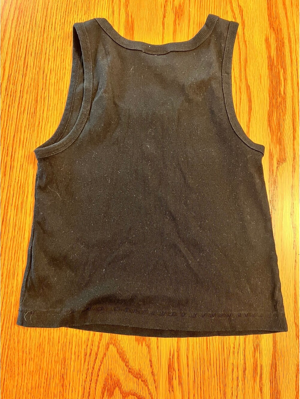 Universal Thread Black Ribbed Tank Top Size Large - Picture 5 of 6